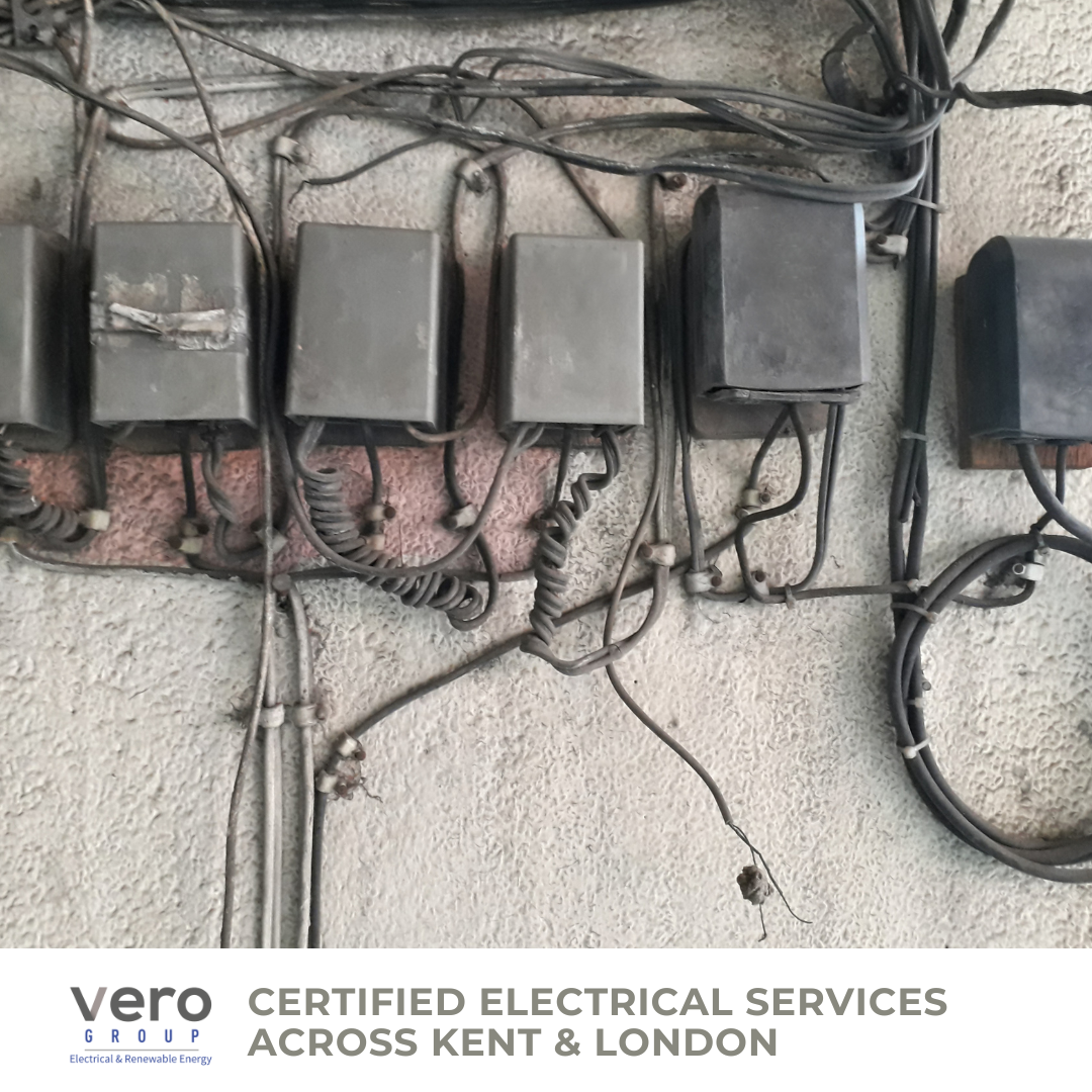 Period property showing electrical upgrade needs