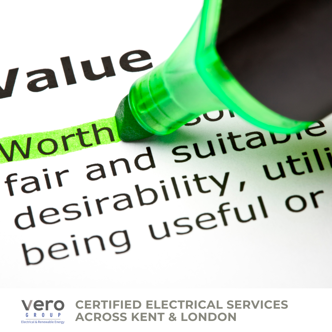 Old electrical socket showing signs of age and wear