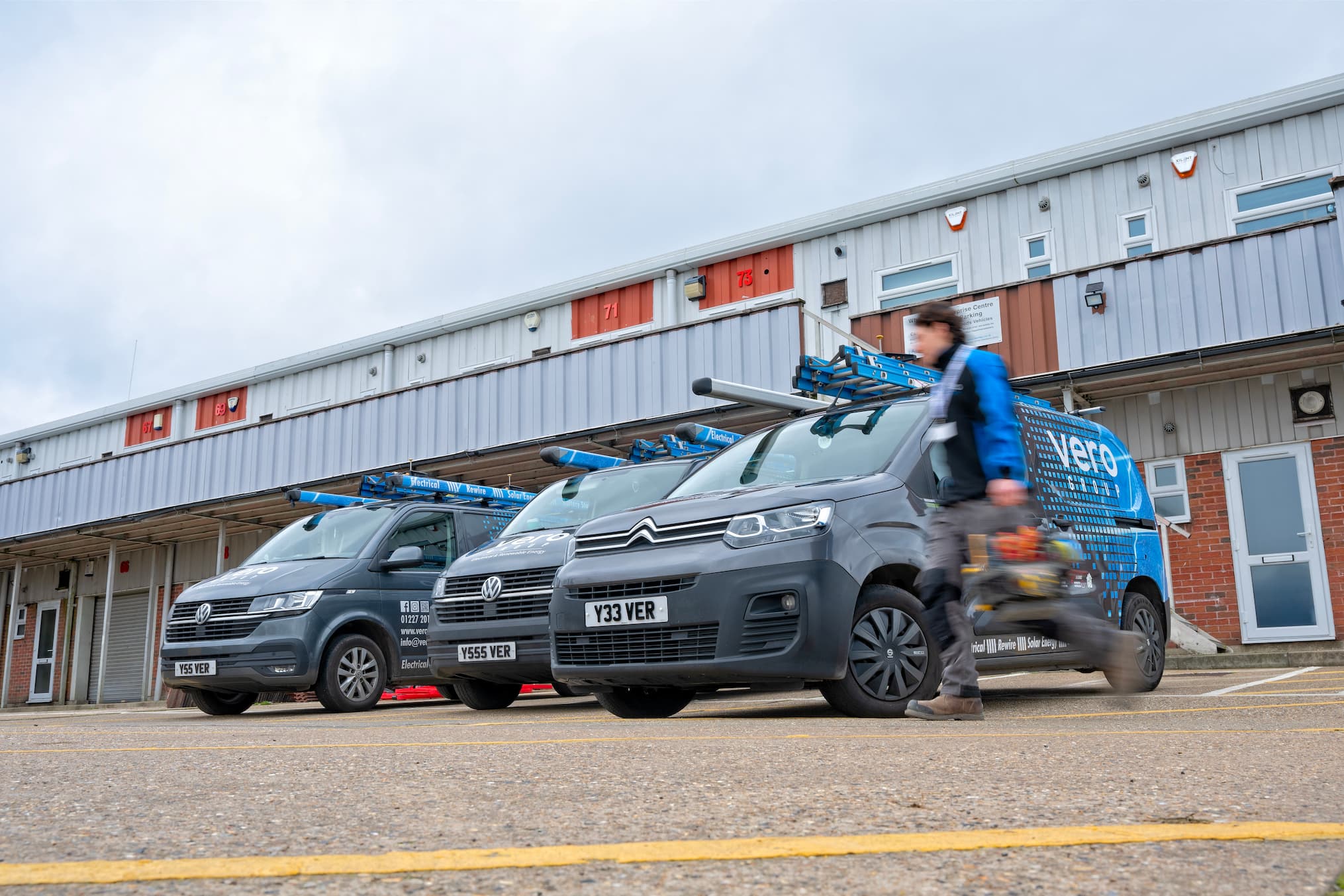 Vero Group electrician with van
