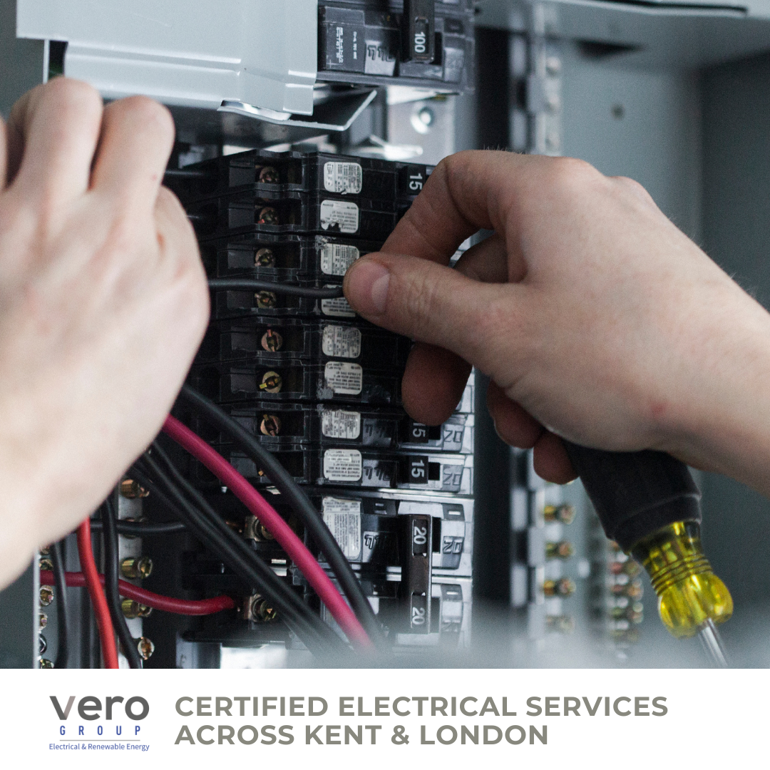 Modern consumer unit showing electrical upgrade costs